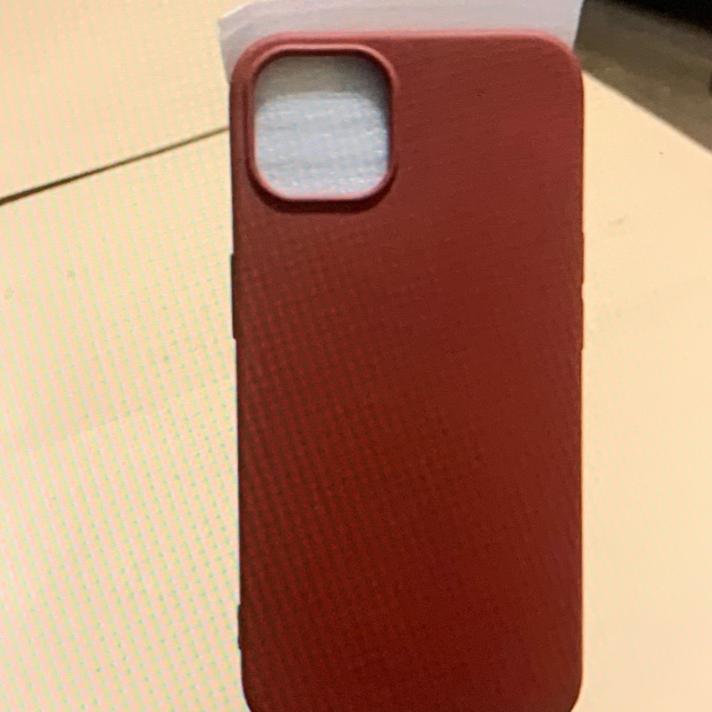 Sleek Red Phone Case
